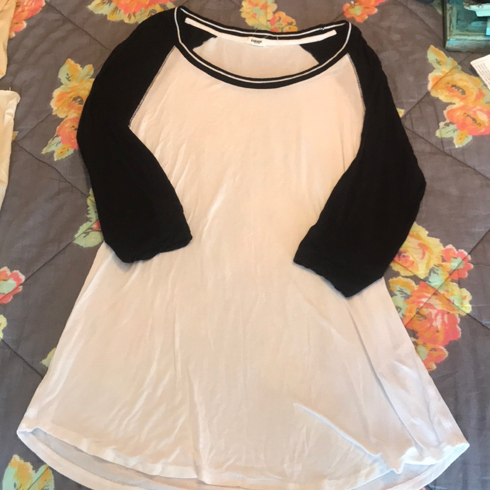 Garage 3/4 sleeve t shirt